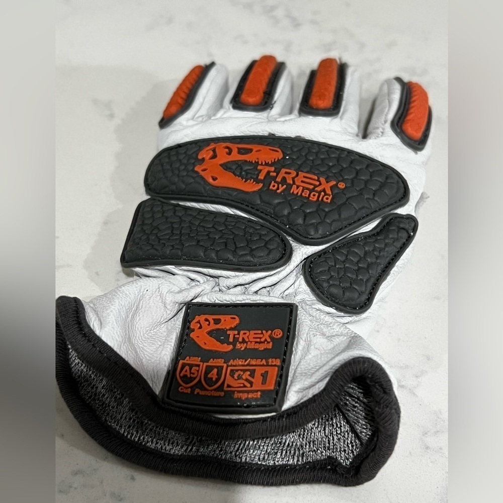 Magid Gray and Red Work Gloves - Picture 9 of 14